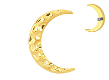 Накрутка Месяц золотой 1.2 мм